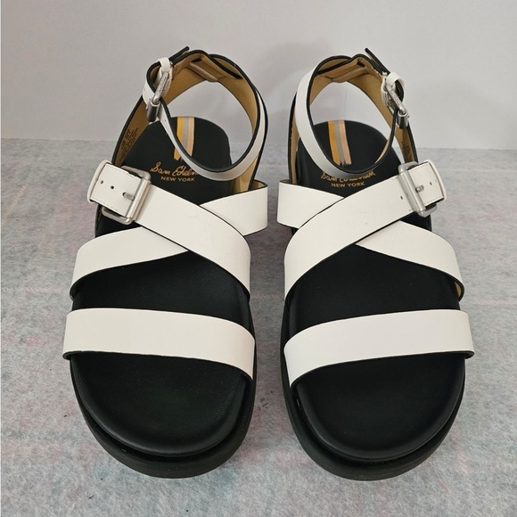 Sam Edelman Eleanor’s Sandal Women’s 8 1/2 White - Picture 1 of 5